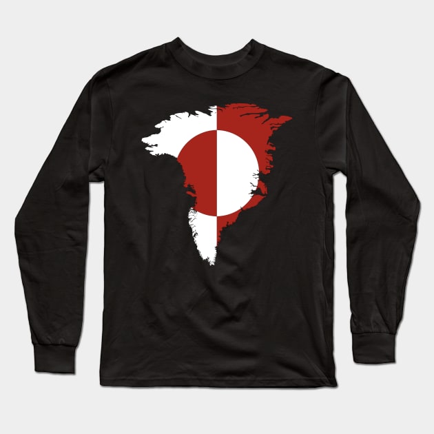 Greenland Long Sleeve T-Shirt by Vikingnerds